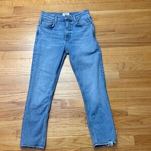 AGolde Willow Mid Rise Slim Jeans 25